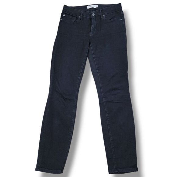 GAP Denim - Gap Jeans Size 28R W28xL28 GAP 1969 Curvy True Skinny Jeans Stretch Black Denim